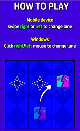 Geometry Vertical gameplay screenshot