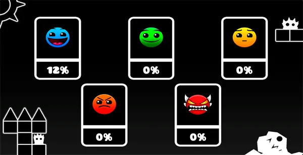 Geometry Dash Black Line gameplay screenshot