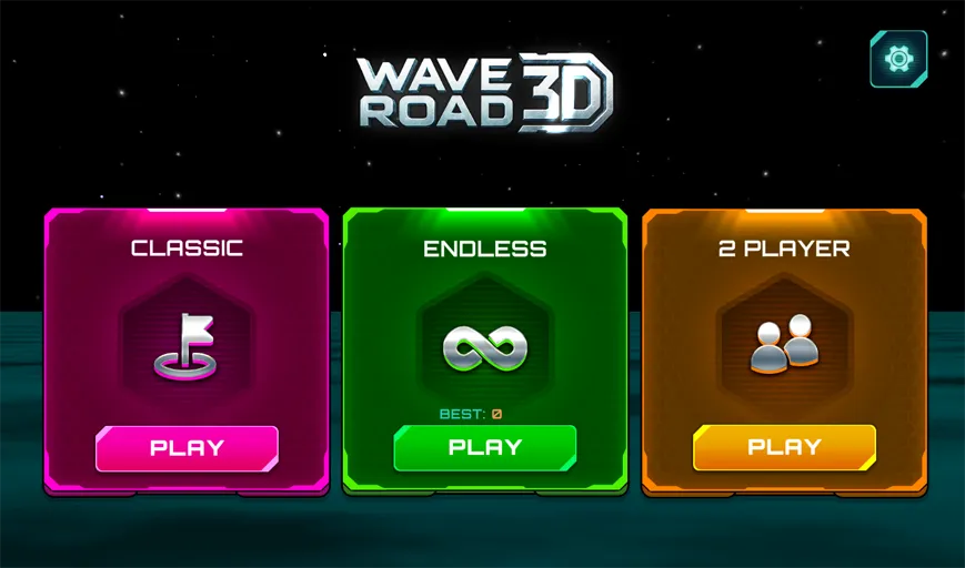 Wave Road 3D gameplay screenshot
